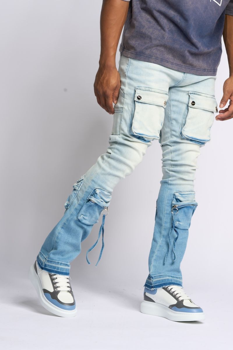 "BETTER DAYS" STACKED CARGO (LIGHT BLUE)