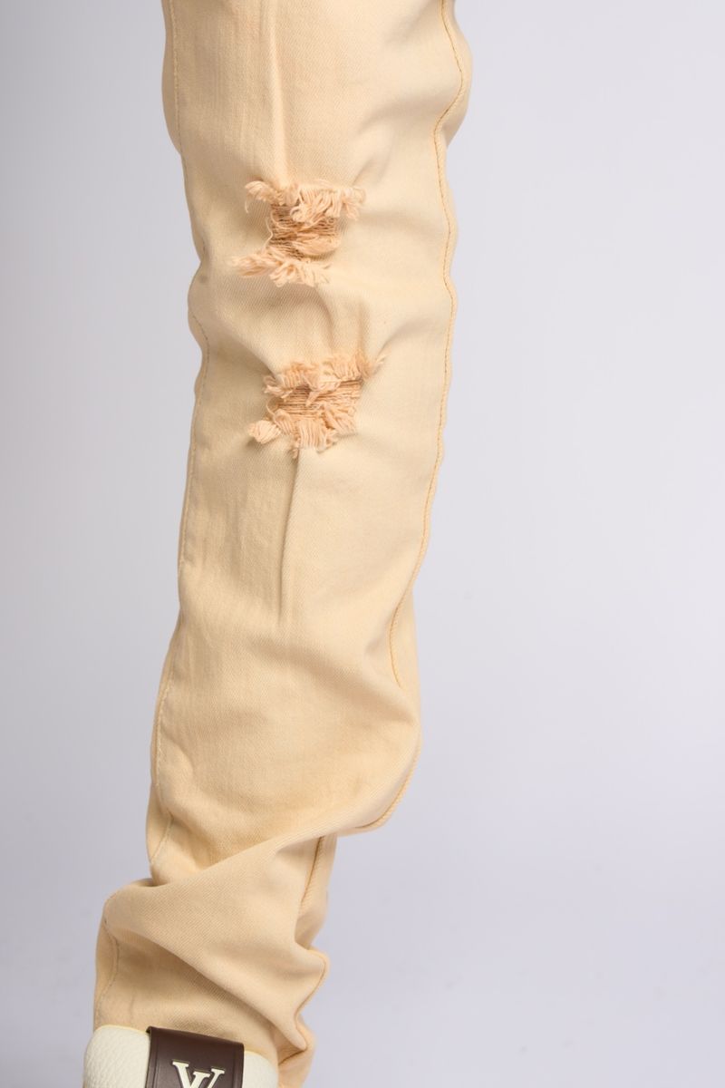 AMBITION SKINNY DENIM (LIGHT BLUE CREAM)