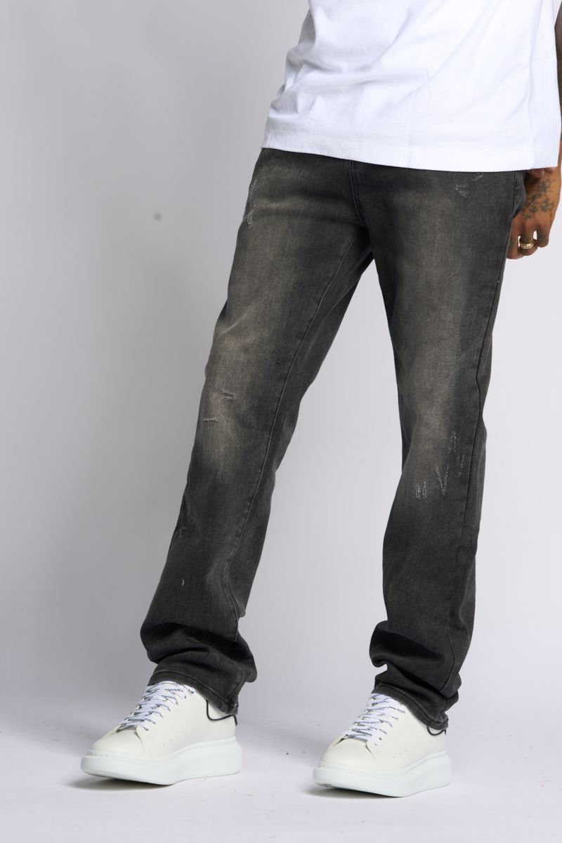"TIMELINE" STRAIGHT FIT DENIM (VINTAGE BLACK)