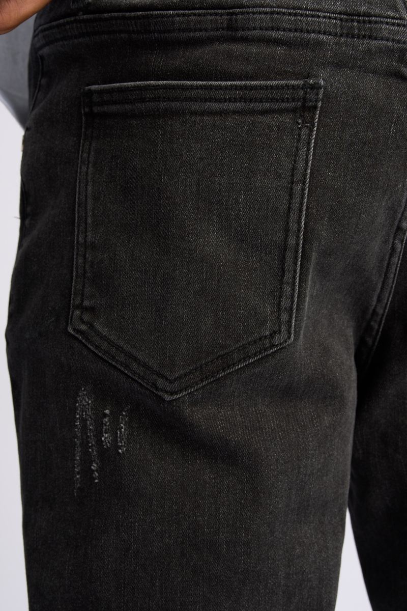 "TIMELINE" STRAIGHT FIT DENIM (VINTAGE BLACK)