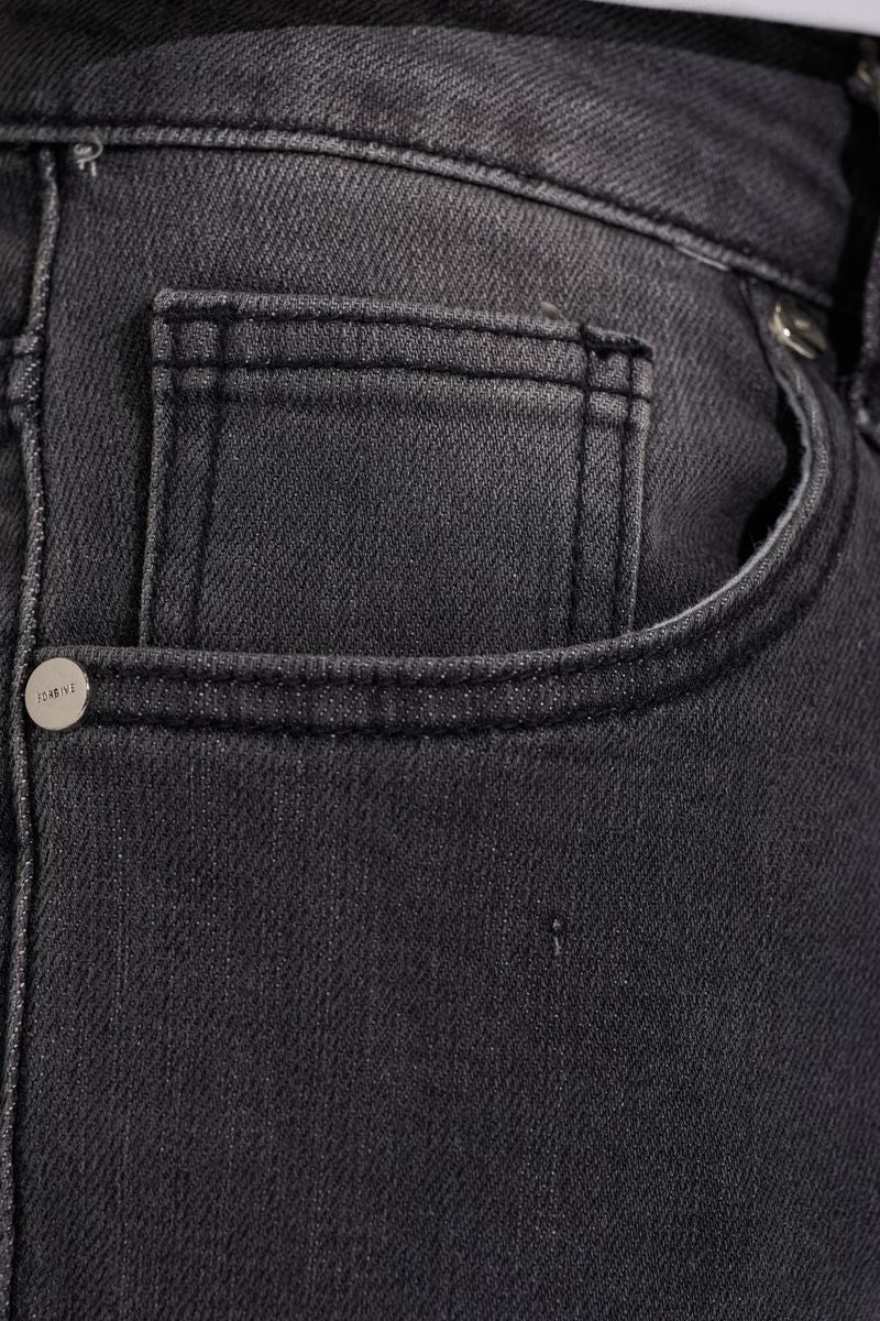 "SHOOT FOR THE STARS" STACK CARGO DENIM (BLACK WASH)