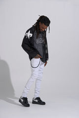 "DESTINED TO BE" WALLET CHAIN (GUN BLACK)