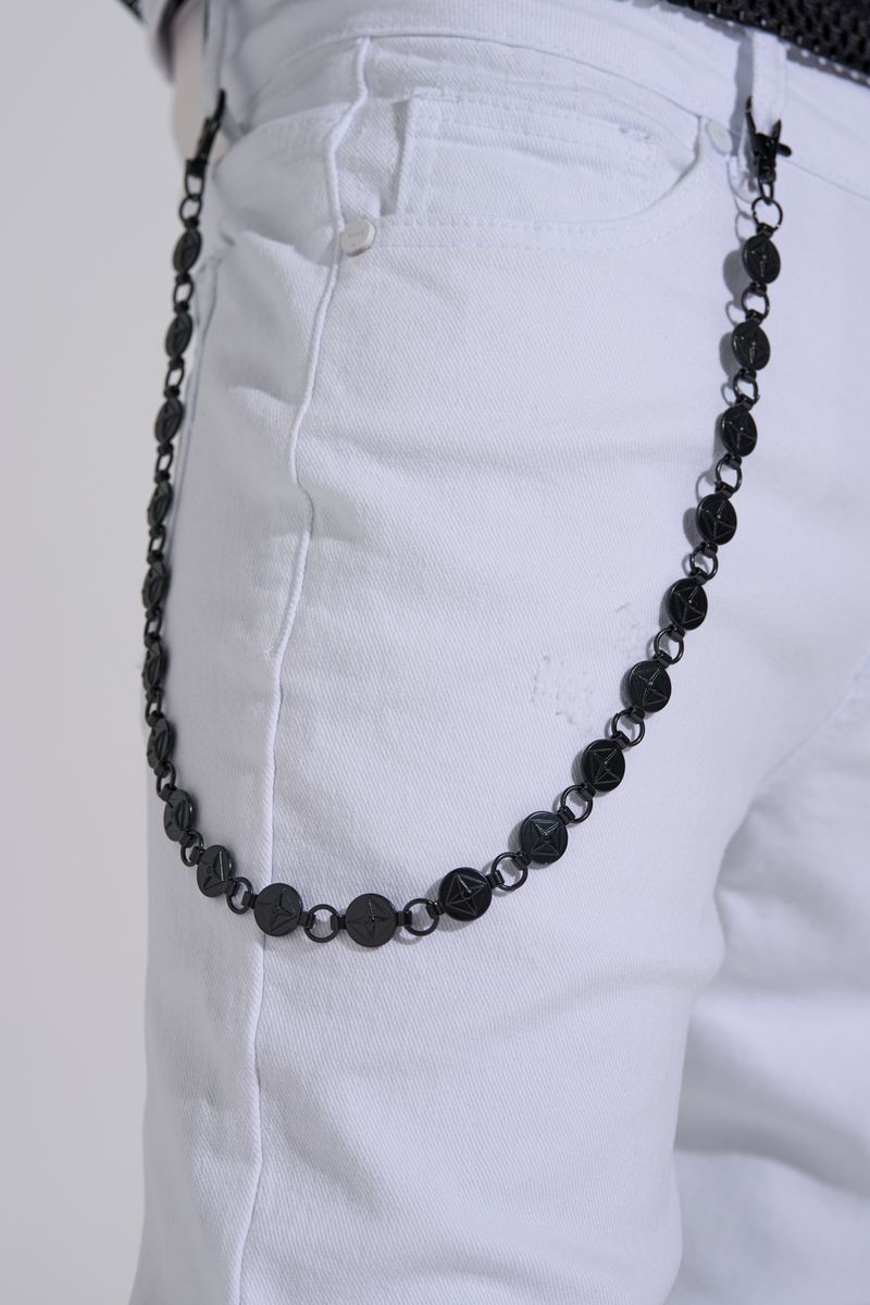 "DESTINED TO BE" WALLET CHAIN (GUN BLACK)