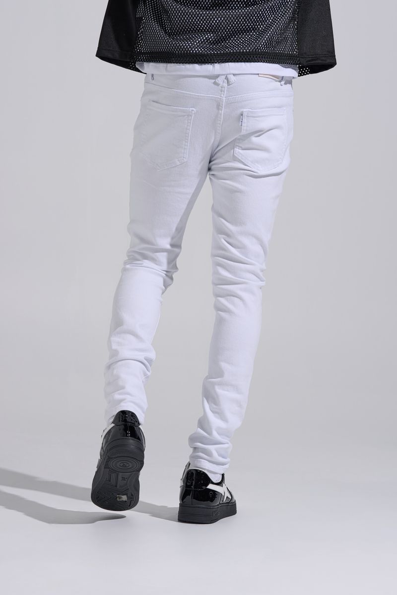 "CLEAR YOUR MIND" SKINNY (PURE WHITE)