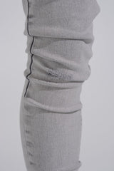 "SILVER SCREEN" SKINNY DENIM (LIGHT GREY)