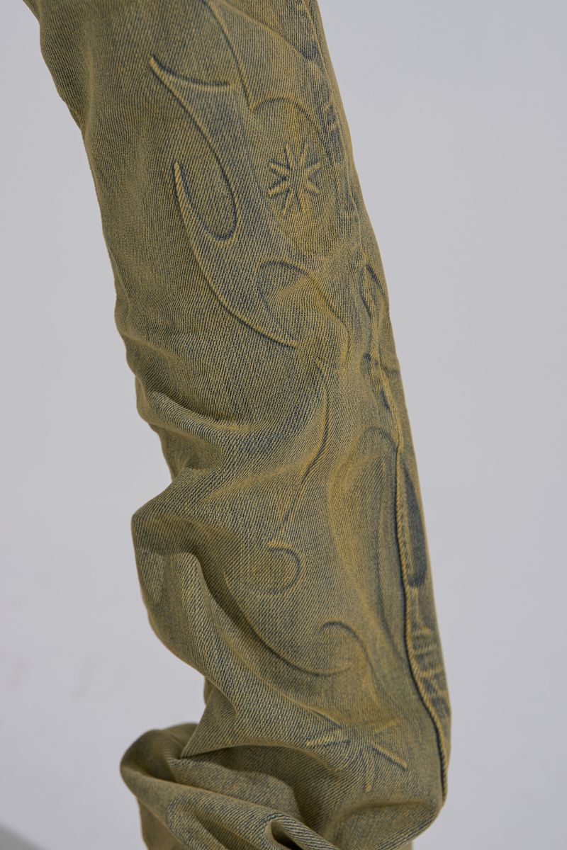 "ARISE" STACK DENIM (SAND WASH)