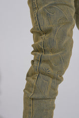 "ARISE" STACK DENIM (SAND WASH)