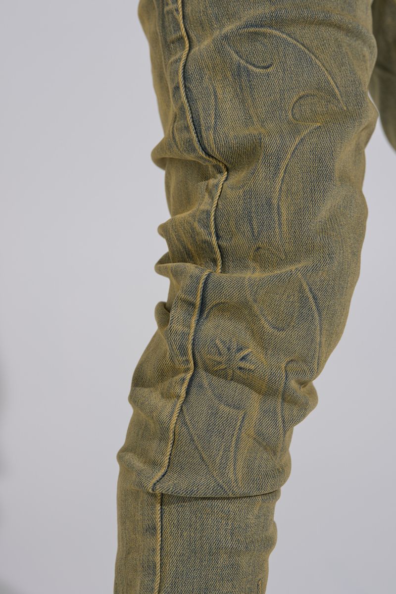 "ARISE" STACK DENIM (SAND WASH)