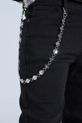 "DESTINED TO BE" WALLET CHAIN (SILVER)
