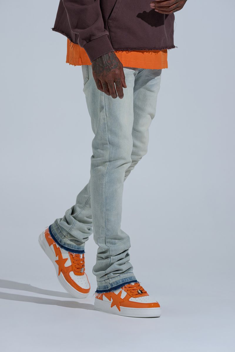 "PHEELINGS ESSENTIALS" STACK DENIM (LIGHT BLUE)