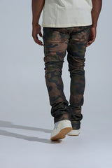 "PRAY FOR THEM" STACK DENIM (CAMO)