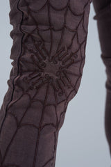 "ABANDONED" STACK DENIM (ASH PURPLE)