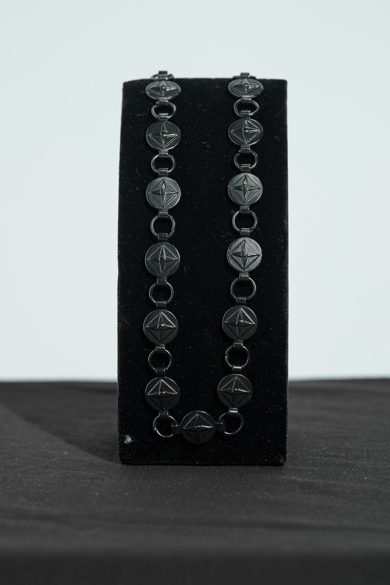 "DESTINED TO BE" WALLET CHAIN (GUN BLACK)