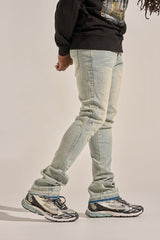 "ARISE" STACK DENIM (ICE BLUE)