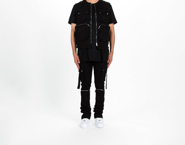 "ENJOY THE MOMENT" CARGO VEST