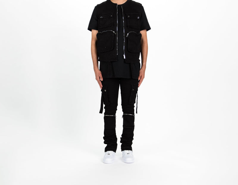 "ENJOY THE MOMENT" CARGO VEST